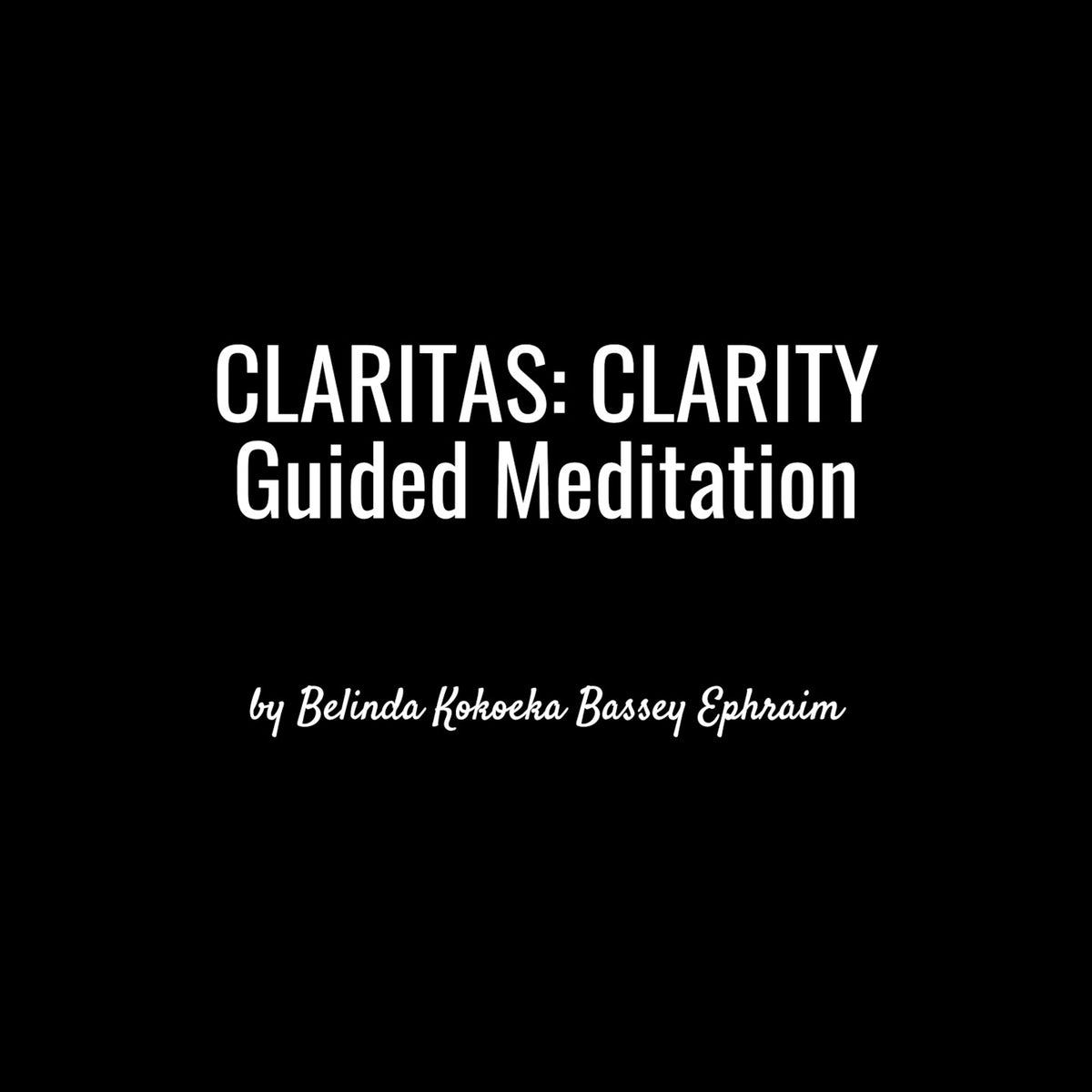 Relax into Deep Imaginings (Vocal Only)